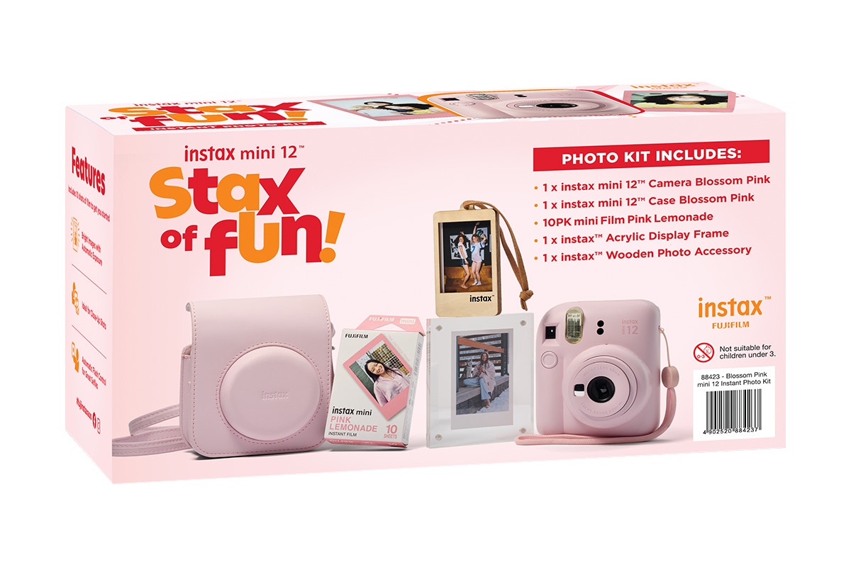 Fujifilm Instax Mini 12 Memory Maker Bundle (Blossom Pink)