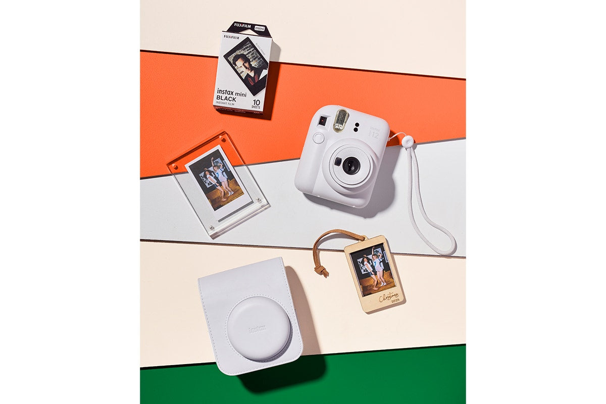Fujifilm Instax Mini 12 Memory Maker Bundle (Clay White)