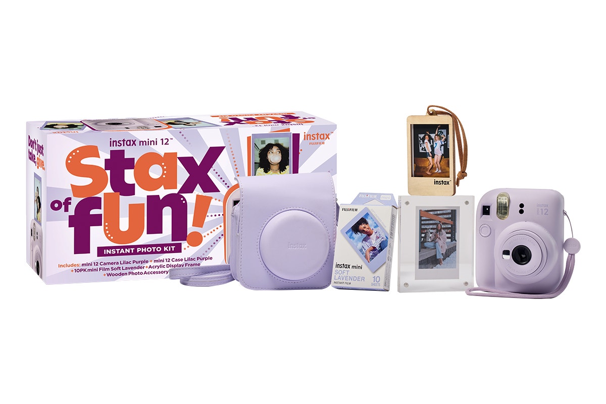 Fujifilm Instax Mini 12 Memory Maker Bundle (Lilac Purple)