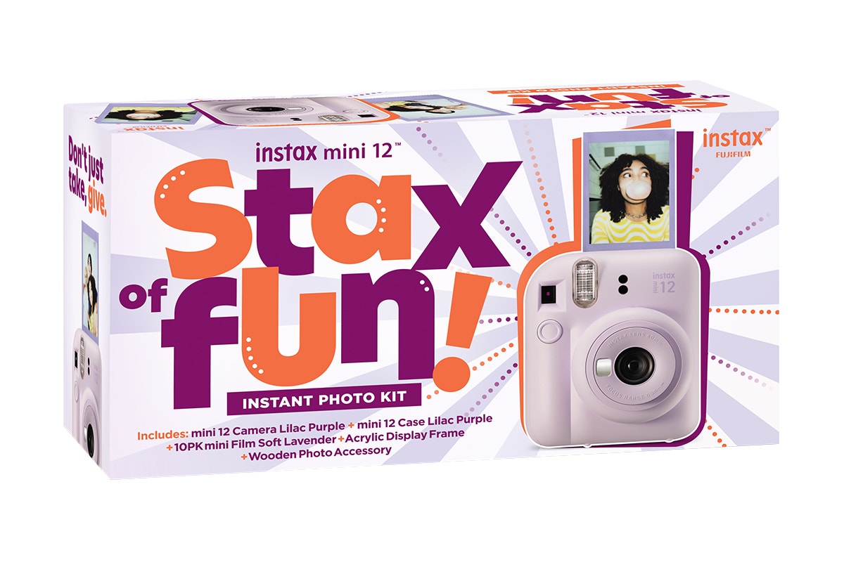 Fujifilm Instax Mini 12 Memory Maker Bundle (Lilac Purple)