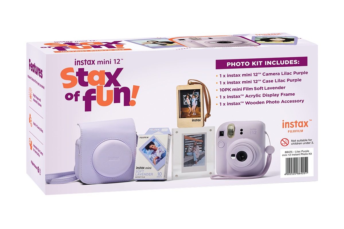 Fujifilm Instax Mini 12 Memory Maker Bundle (Lilac Purple)