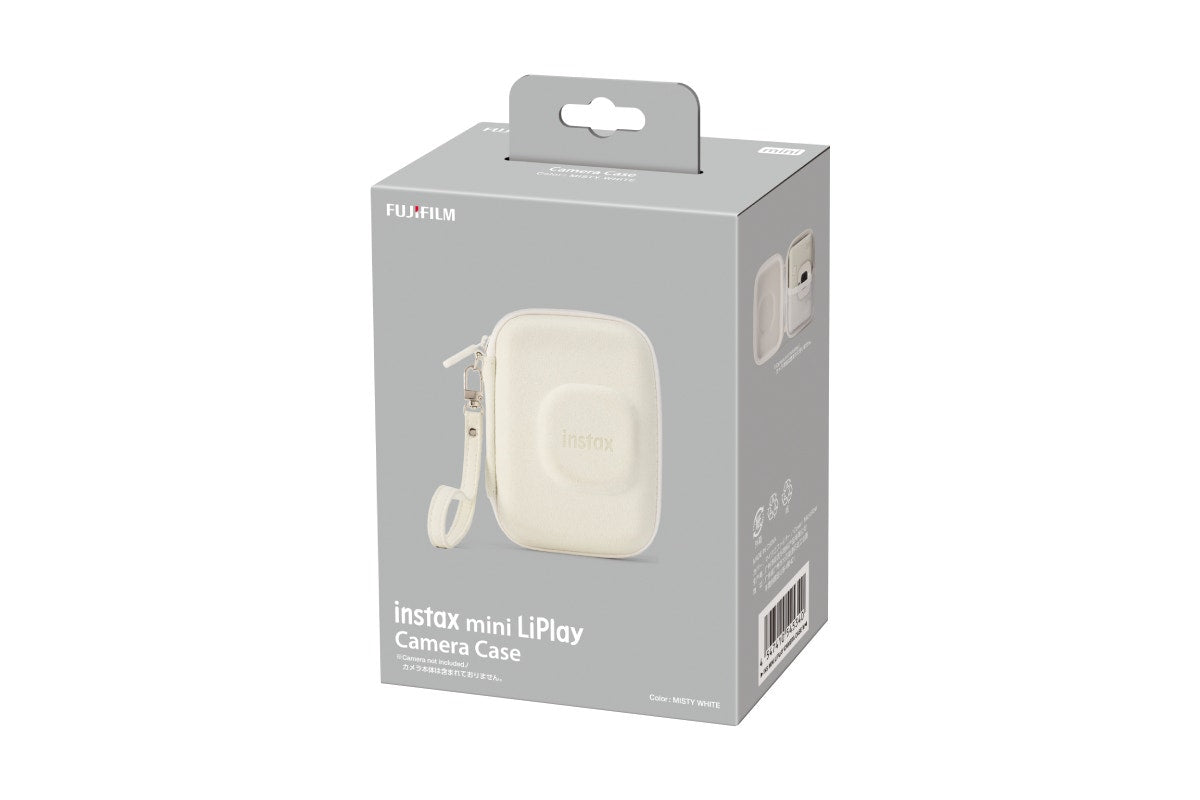 Fujifilm Instax Mini LiPlay 2-in-1 Hybrid Instant Camera and Smartphone Printer Case (Misty White)