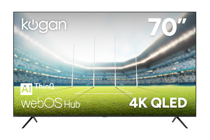 Kogan 70" QLED 4K WebOS ThinQ AI Smart TV - W94Q