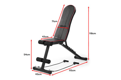 Fortis Adjustable FID Sit Up & Weight Bench | Auzzi Store