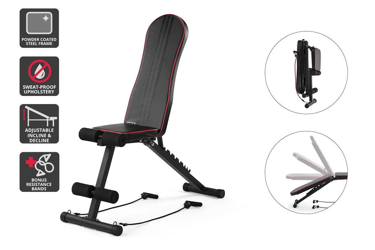 Fortis Adjustable FID Sit Up & Weight Bench | Auzzi Store