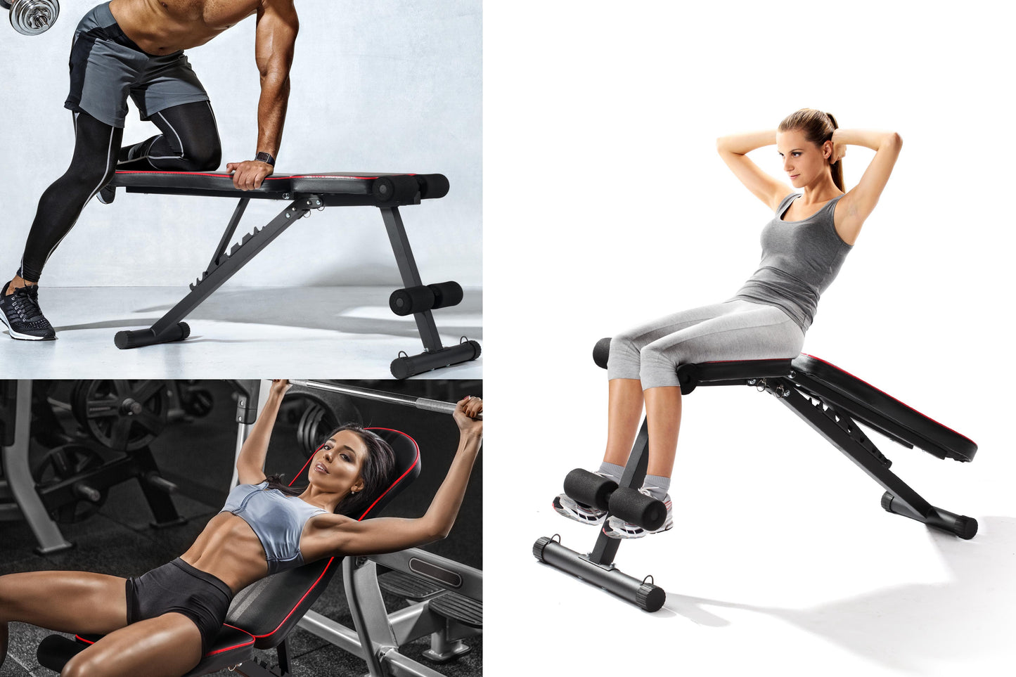 Fortis Adjustable FID Sit Up & Weight Bench | Auzzi Store