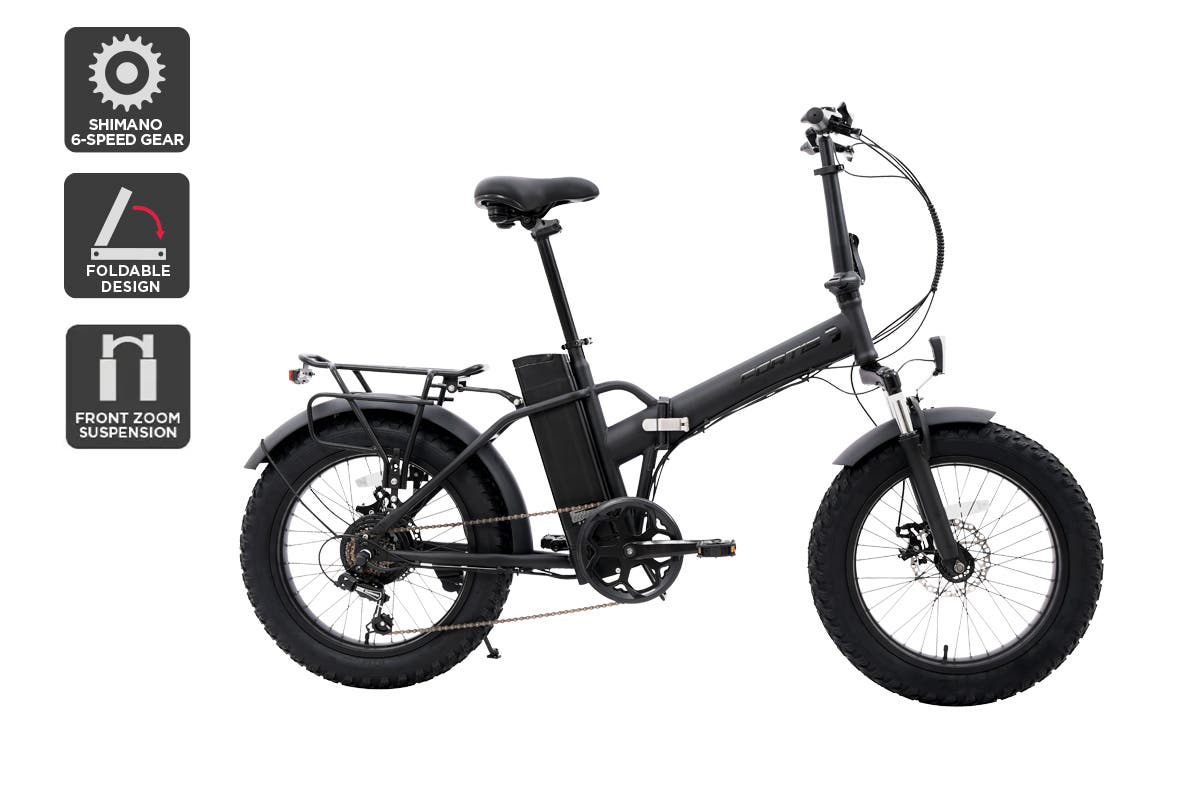 Fortis Shimano 6 Speed 20" Foldable Electric Bike | Auzzi Store