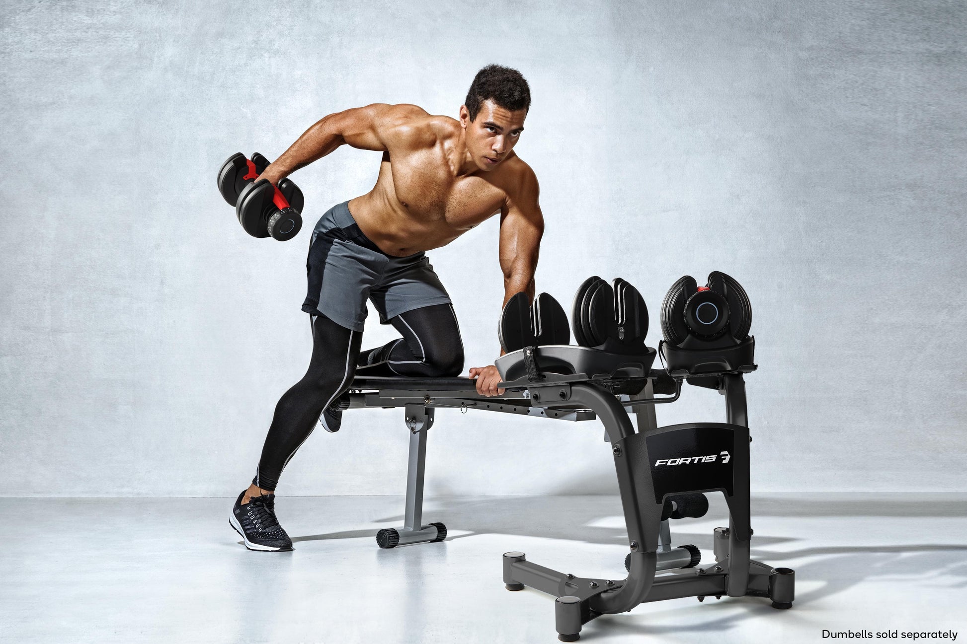 Fortis Smart Adjustable Dumbbells and Stand | Auzzi Store