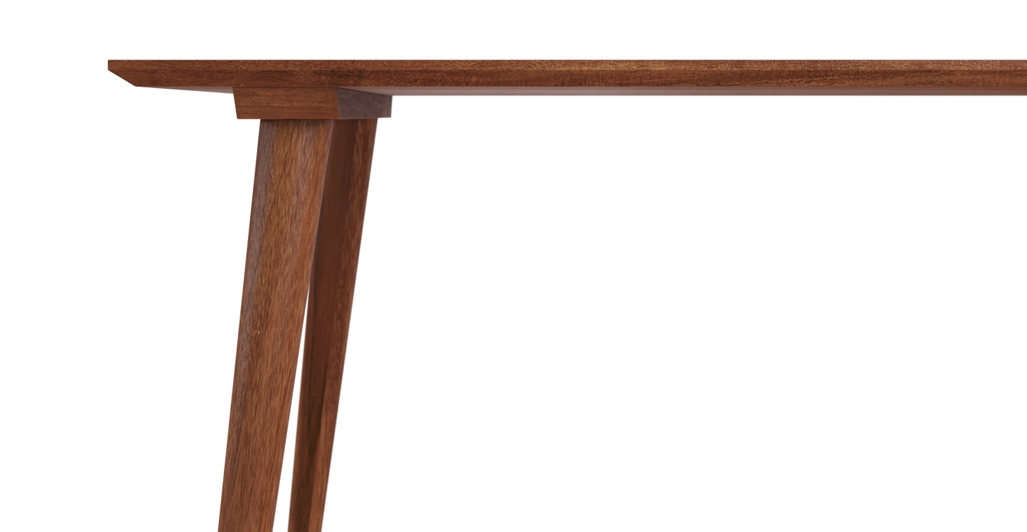 Brosa Frank Large Study Desk with Drawers (Brown)