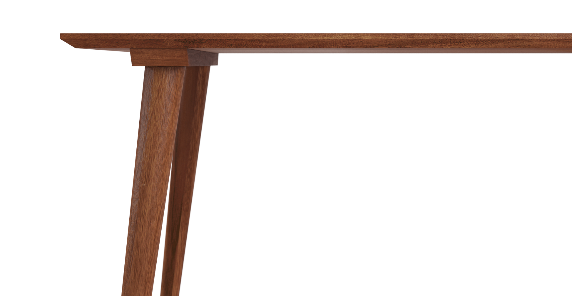 Brosa Frank Large Study Desk with Drawers (Brown)