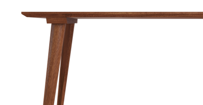 Brosa Frank Large Study Desk with Drawers (Brown)