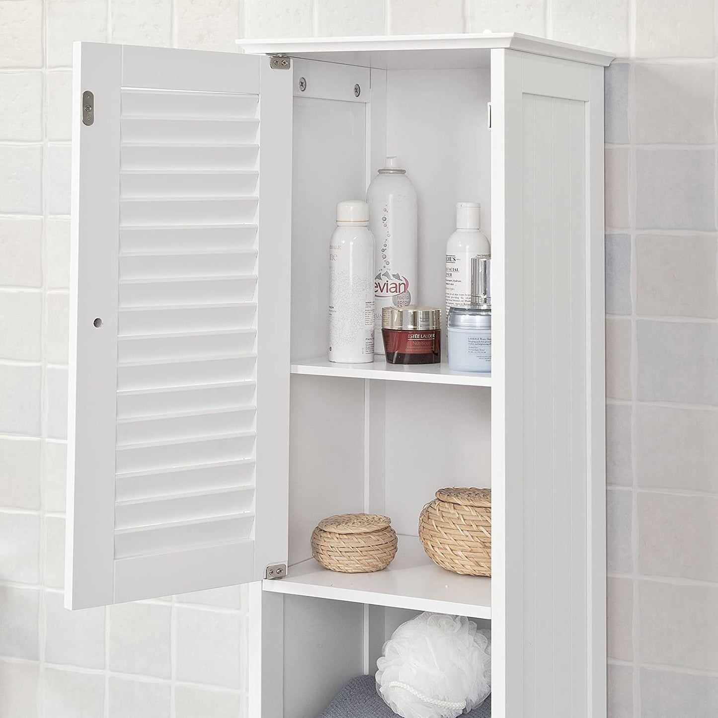 Freestanding Tall Bathroom Cabinet 170x32x30 cm | Auzzi Store