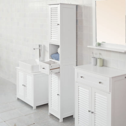 Freestanding Tall Bathroom Cabinet 170x32x30 cm | Auzzi Store