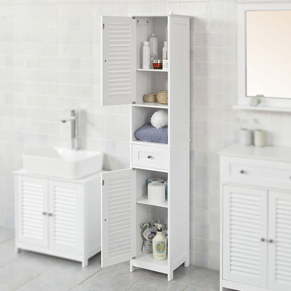 Freestanding Tall Bathroom Cabinet 170x32x30 cm | Auzzi Store