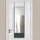 Full-Length Mirror Long Standing for Bedroom and Bathroom (106 x 35 cm, Black) | Auzzi Store