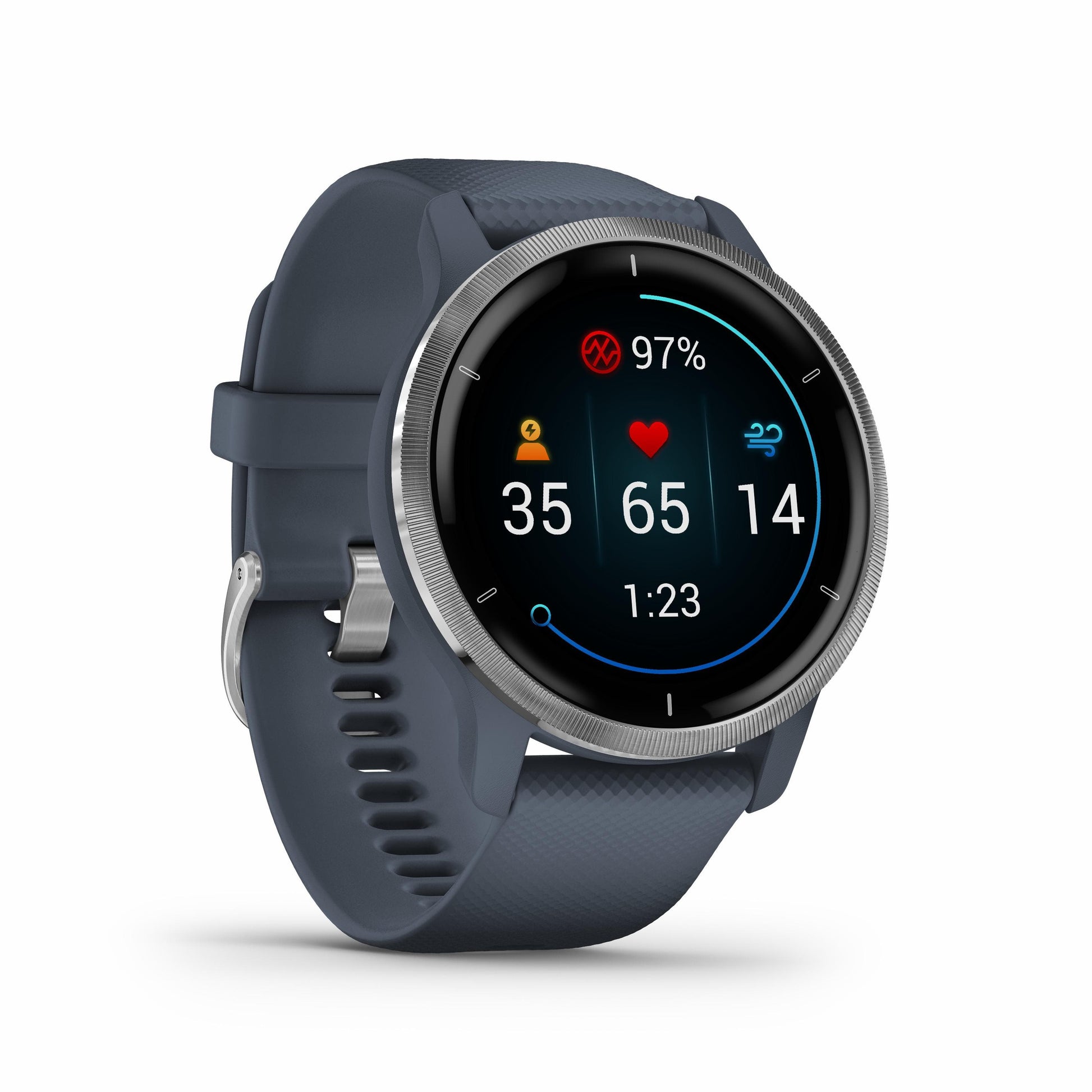 Garmin Venu 2 (Blue Granite/Passivated)