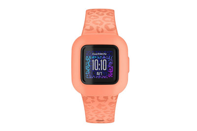 Garmin Vivofit Jr. 3 Fitness Tracker - Peach Leopard