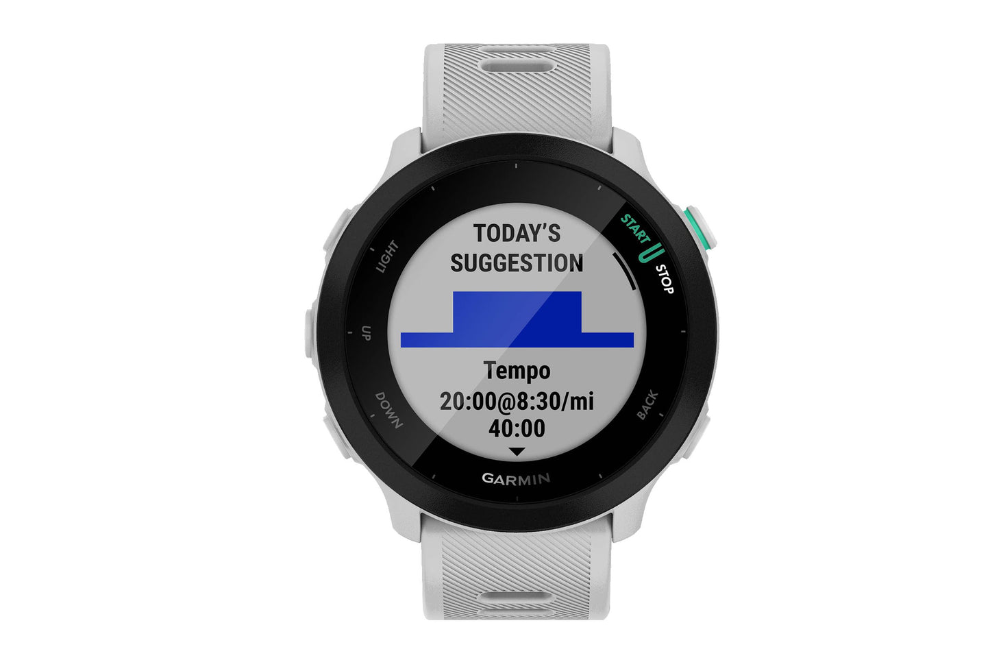 Garmin Forerunner 55 GPS Sports Watch (White)