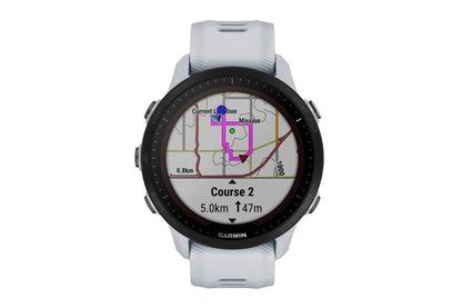 Garmin Forerunner 955 Solar Smart Sports Watch (Whitestone)