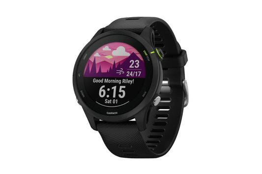 Garmin Forerunner 255 Music Smart Sports Watch (Black, 46mm)