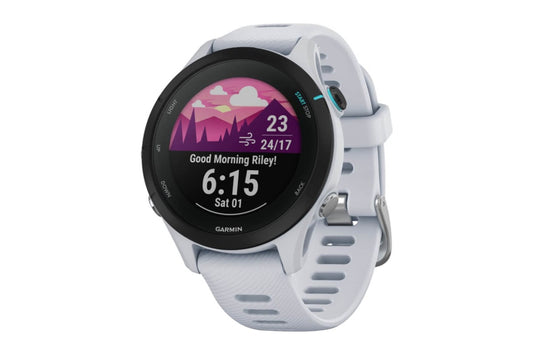 Garmin Forerunner 255S Music Smart Sports Watch (Whitestone)