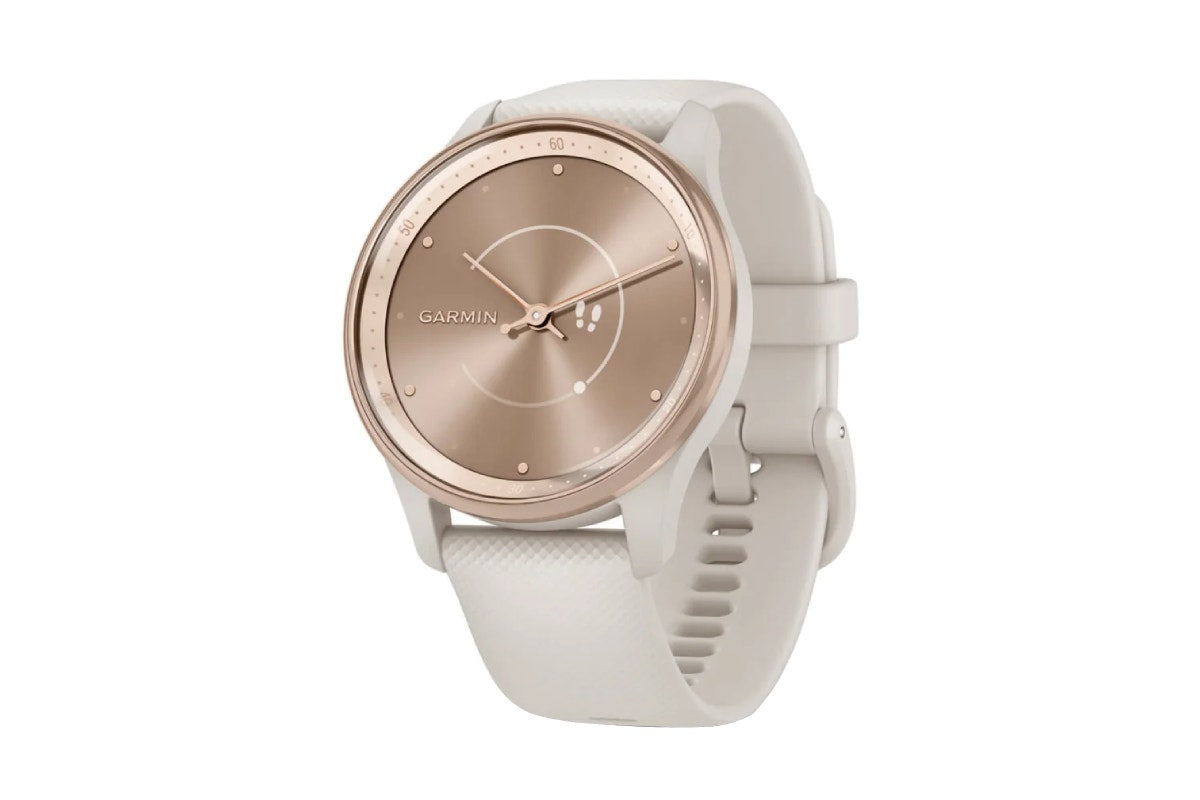 Garmin Vivomove Trend Smart Sports Watch (White Cream) - Auzzistore