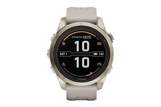 Garmin Fenix 7S Pro Sapphire Solar Smart Sports Watch (Gold, 42mm)