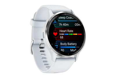 Garmin Venu 3 Smart Sports Watch (45mm) - Silver/Whitestone