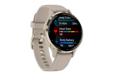 Garmin Venu 3S Smart Sports Watch (41mm) French Grey/Soft Gold