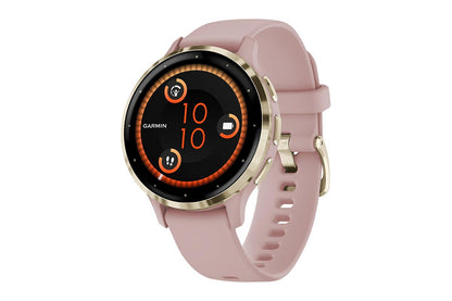 Garmin Venu 3S Smart Sports Watch (Soft Gold/Dust Rose, 41mm)