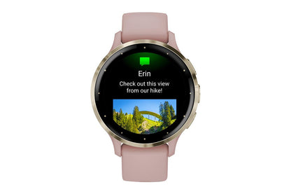 Garmin Venu 3S Smart Sports Watch (Soft Gold/Dust Rose, 41mm)