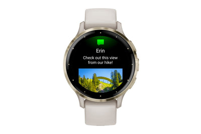 Garmin Venu 3S Smart Sports Watch (41mm) Ivory/Soft Gold