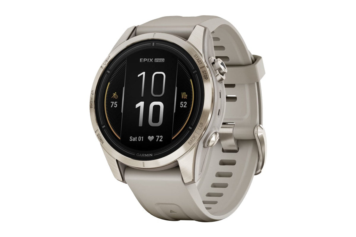 Garmin epix Pro Gen 2 Sapphire Smart Sports Watch (Soft Gold, 42mm)