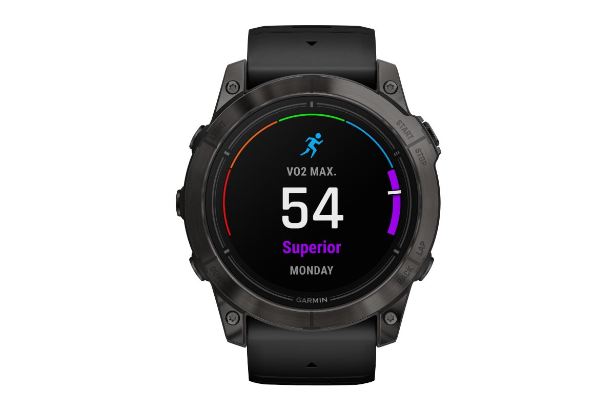 Garmin Epix Pro Gen 2 Sapphire Smart Sports Watch (Carbon Grey DLC Titanium with Black Band, 51mm)