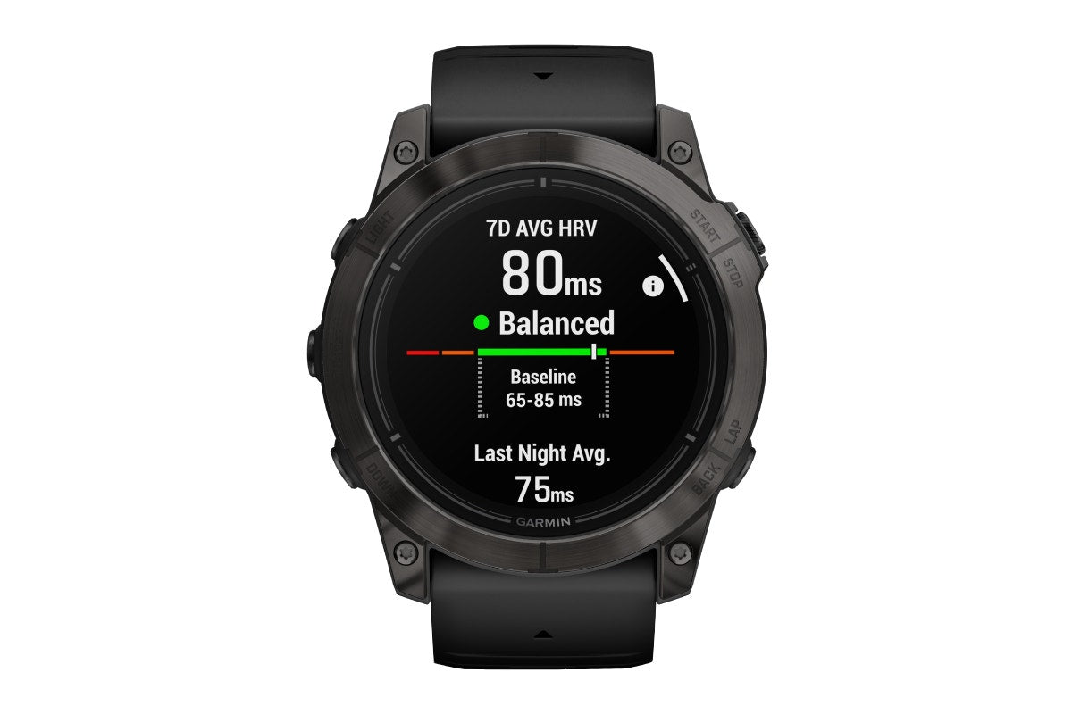 Garmin Epix Pro Gen 2 Sapphire Smart Sports Watch - Carbon Grey DLC Titanium with Black Band, 51mm