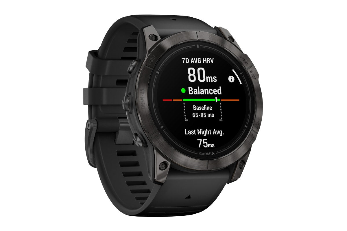 Garmin Epix Pro Gen 2 Sapphire Smart Sports Watch - Carbon Grey DLC Titanium with Black Band, 51mm