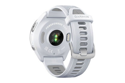 Garmin Forerunner 965 Smart Sports Watch (Titanium with Whitestone/Powder Grey Band, 47mm)
