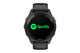 Garmin Forerunner 265 Smart Sports Watch (Black with Black/Powder Grey Band, 46mm)
