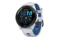 Garmin Forerunner 265 Smart Sports Watch - Black with Whitestone/Tidal Blue Band, 46mm