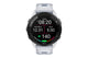 Garmin Forerunner 265 Smart Sports Watch (Black with Whitestone/Tidal Blue Band, 46mm)