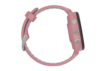 Garmin Forerunner 265S Smart Sports Watch (Black with Light Pink/Whitestone Band, 42mm)