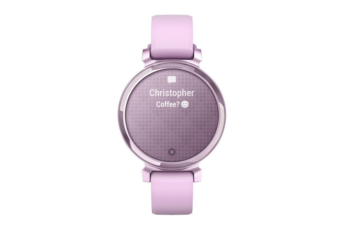 Garmin Lily 2 with Silicone Band  - Metallic Lilac)