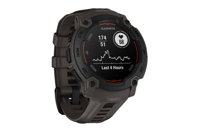 Garmin Instinct E Smart Sports Watch - Black with Charcoal Band; 45mm