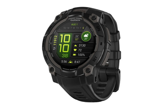 Garmin Instinct 3 AMOLED Smart Sports Watch (Black with Black Band; 45mm)