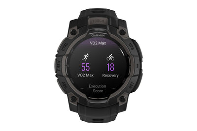 Garmin Instinct 3 AMOLED Smart Sports Watch - Black with Black Band; 45mm