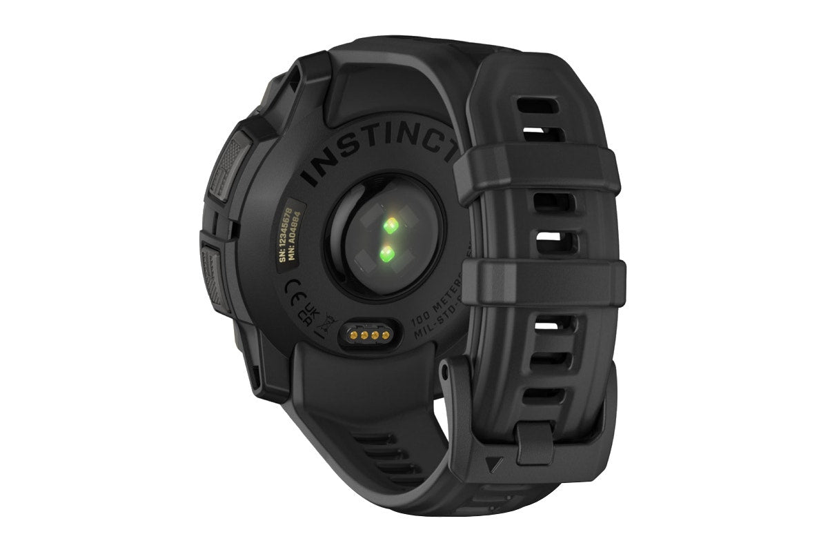 Garmin Instinct 3 AMOLED Smart Sports Watch (Black with Black Band; 45mm)