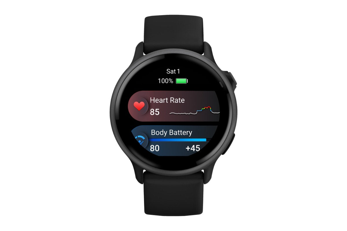 Garmin Vivoactive 6 Smart Sports Watch (Slate/Black Band, 42mm)