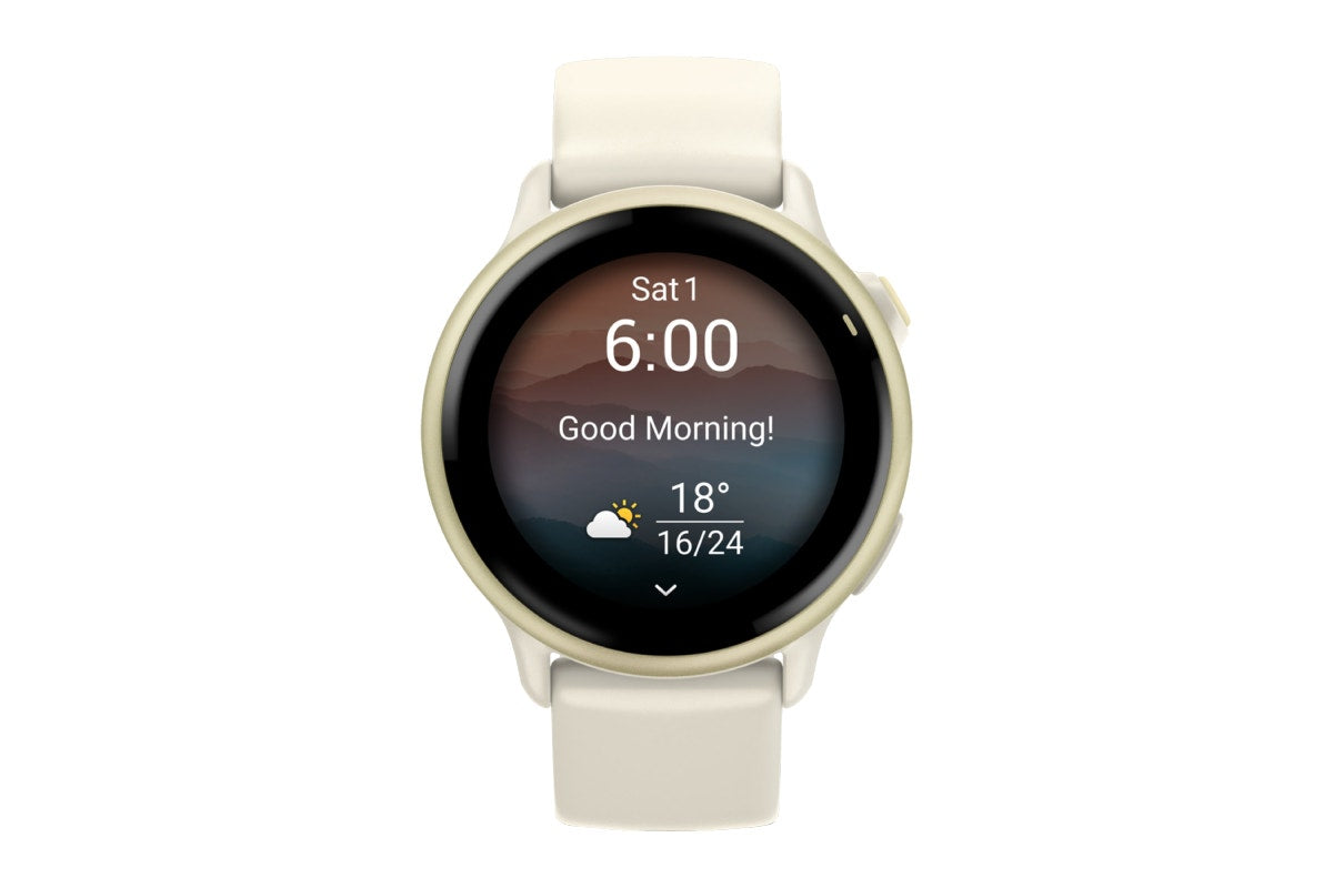 Garmin Vivoactive 6 Smart Sports Watch (Lunar Gold/Bone Band, 42mm)