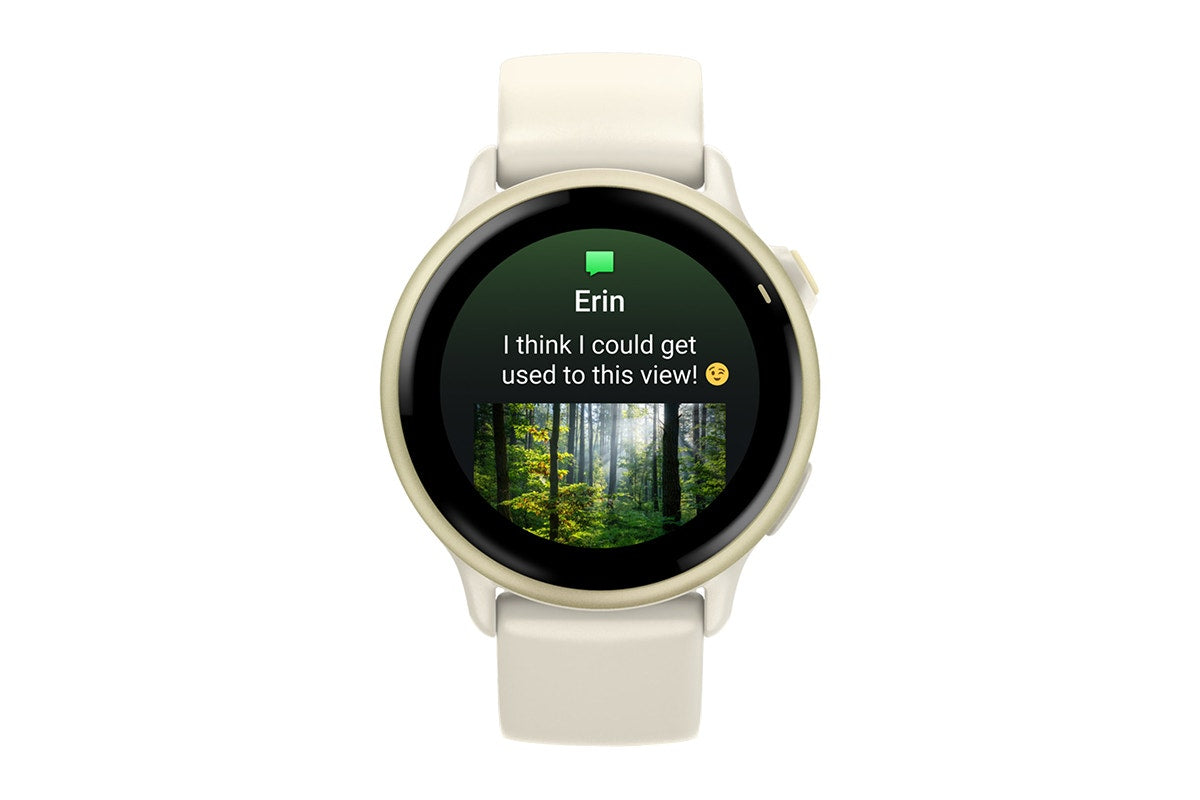 Garmin Vivoactive 6 Smart Sports Watch (Lunar Gold/Bone Band, 42mm)