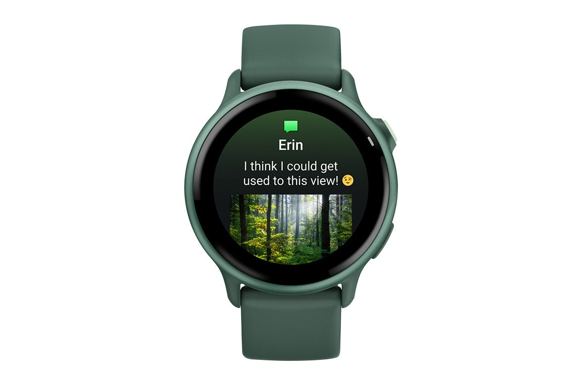 Garmin Vivoactive 6 Smart Sports Watch (Metallic Jasper Green/Jasper Green Band, 42mm)